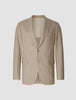 Essential Blazer Beige Melange Slim