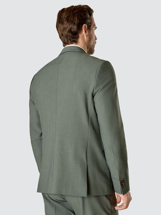 Essential Blazer Regular Green Melange