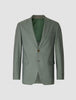 Essential Blazer Slim Green Melange