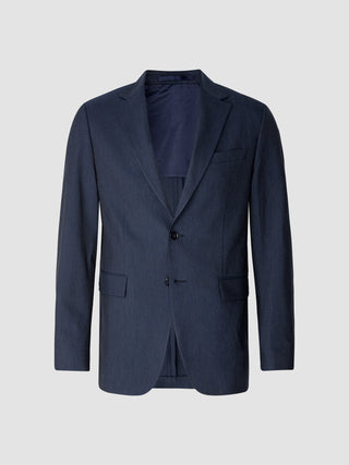 Essential Blazer Navy Melange Regular