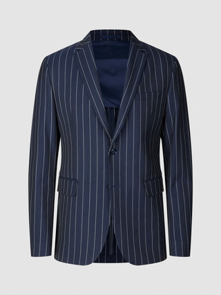 Essential Blazer Navy Stripes Regular