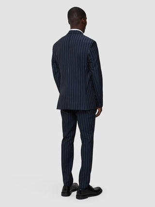 Essential Blazer Navy Stripes Regular