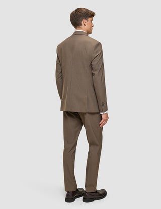 Essential Suit Saddle Brown Melange