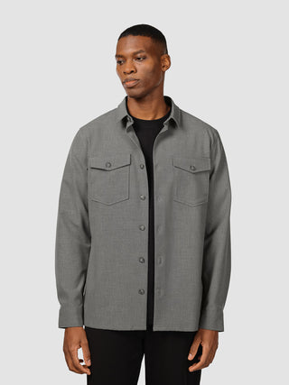Essential Overshirt Cloud Grey