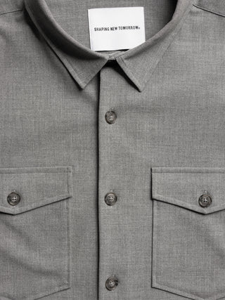 Essential Overshirt Cloud Grey