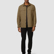 Essential Overshirt Vintage Brown Melange
