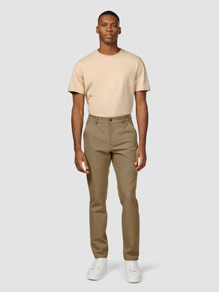 Essential Pants Slim Vintage Brown Melange