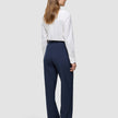 Essential Pants Straight Navy Pinstripe