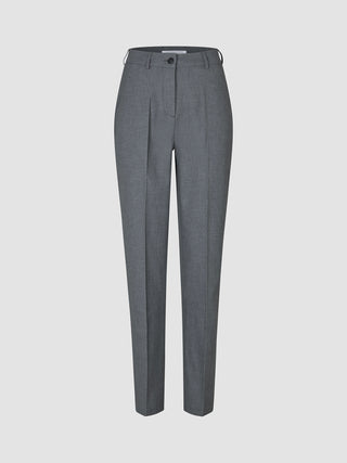 Women's Essential Pants Tapered Dark Grey Melange