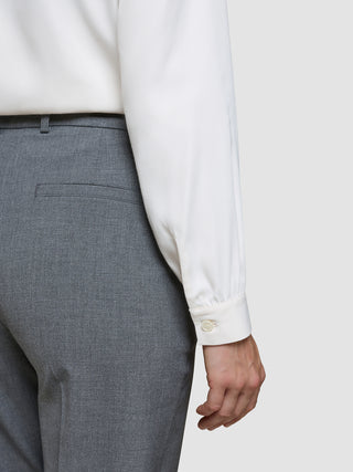 Women's Essential Pants Tapered Dark Grey Melange