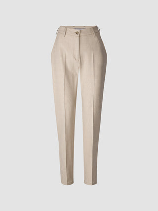 Essential Pants Tapered Toffee Check