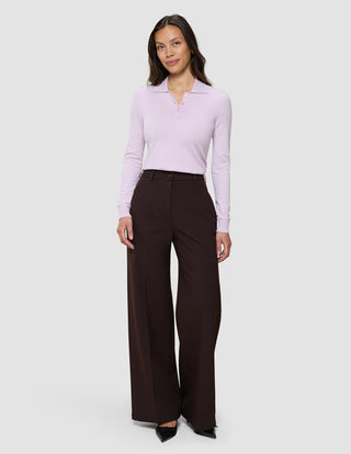 Women's Essential Pants Wide Espresso