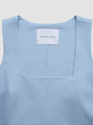 Women's Essential Spencer Dress Sky Blue Melange