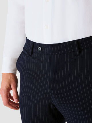 Essential Suit Navy Pinstripe