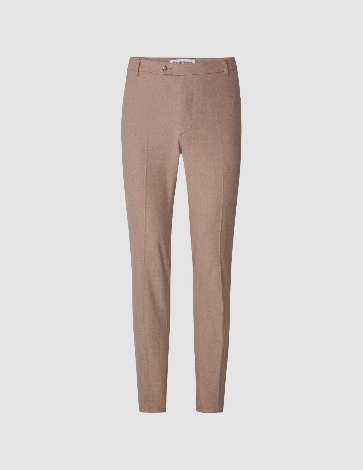 Essential Suit Pants Slim Dusty Lilac Melange