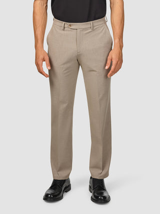 Essential Suit Pants Relaxed Fit Beige Melange