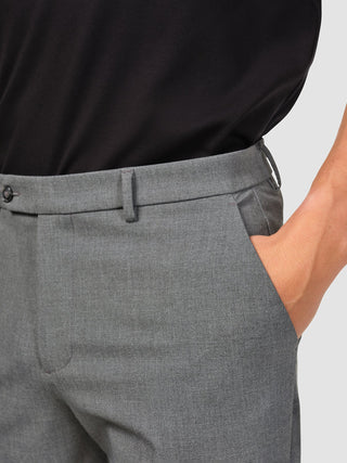 Essential Suit Pants Relaxed Fit Dark Grey Melange