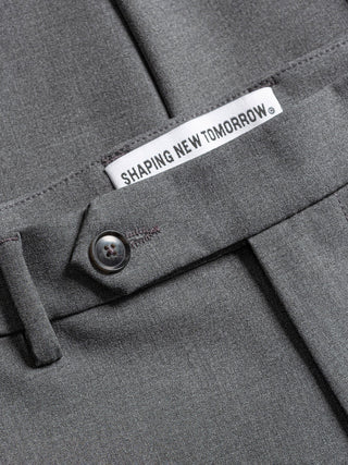 Essential Suit Pants Relaxed Fit Dark Grey Melange