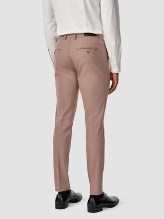 Essential Suit Pants Slim Dusty Lilac Melange