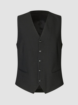 Essential Vest Asphalt Pinstripe