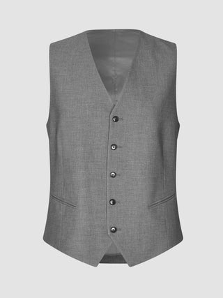 Essential Vest Dark Grey Melange