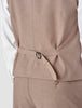 Essential Vest Dusty Lilac Melange