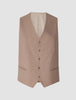 Essential Vest Dusty Lilac Melange