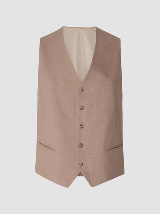 Essential Vest Dusty Lilac Melange