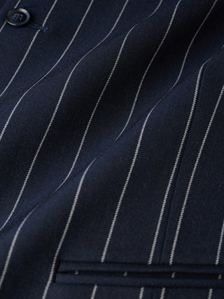 Essential Vest Navy Stripes