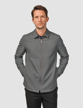 Essential Jacket Dark Grey Melange