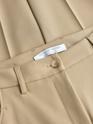 Essential Pants Straight Caramel