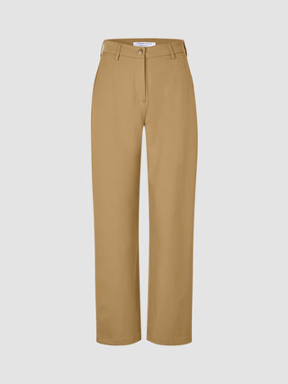 Essential Pants Straight Caramel