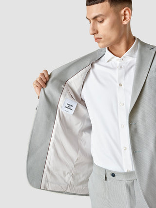 Essential Easy Blazer Regular Teal Blue