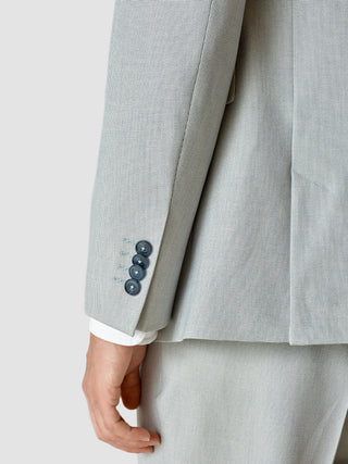 Essential Easy Blazer Regular Teal Blue