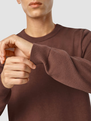 Everyday Knit Crewneck Espresso