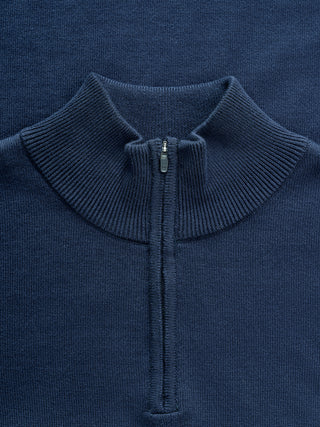 Everyday Knit Half Zip Navy