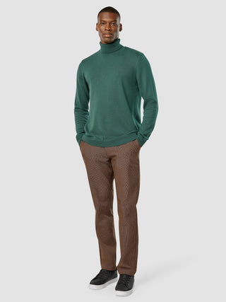 Everyday Knit Turtleneck Shadow Green