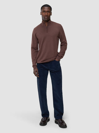 Everyday Knit Half Zip Espresso