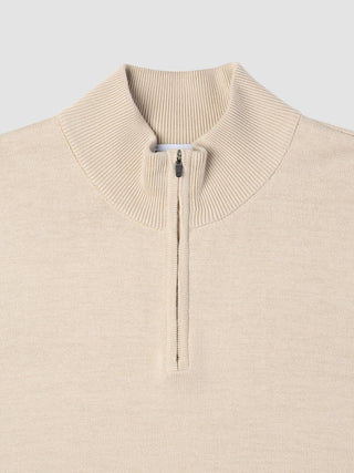Everyday Knit Half Zip Birchwood