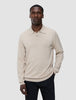 Everyday Knit Long Sleeve Polo Birchwood