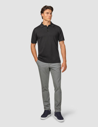 Everyday Knit Short Sleeve Polo Black