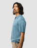 Everyday Knit Short Sleeve Polo Blue Mirage