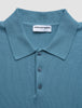 Everyday Knit Short Sleeve Polo Blue Mirage