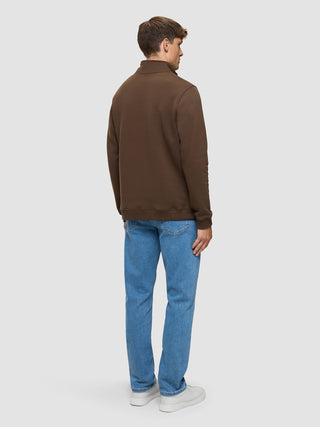 Everyday Half Zip Saddle Brown