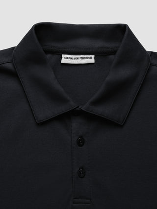 Evolve Pique Polo Black