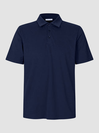 Evolve Pique Polo Navy