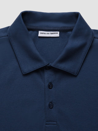 Evolve Pique Polo Navy