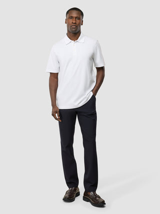 Evolve Pique Polo White