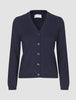 Fine Knit Cardigan Navy