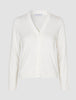 Fine Knit Cardigan Off White